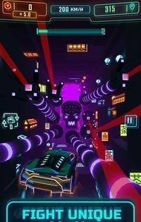 霓虹灯飞行汽车-2