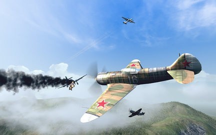 战机轰炸二战空战-01