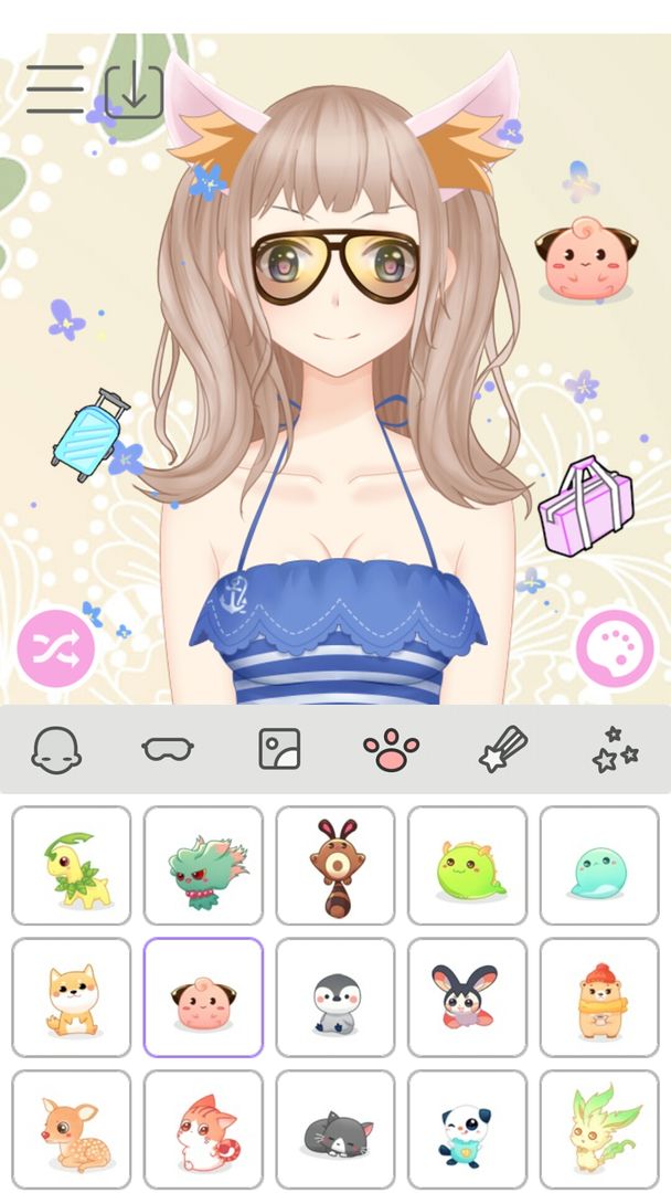 动漫女孩换装-1