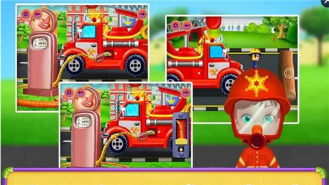 消防队员孩子们的游戏-2
