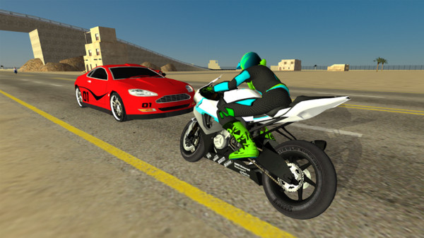 摩托车驾驶竞速模拟器3d-1