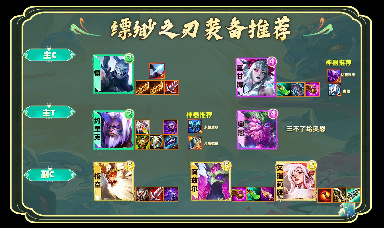 云顶之弈画中灵缥缈之刃怎么玩