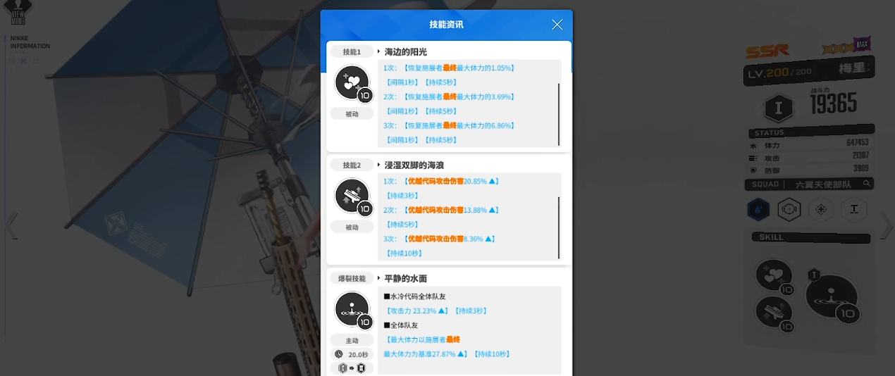 胜利女神泳装梅里的技能是什么效果 胜利女神泳装梅里的技能是什么效果