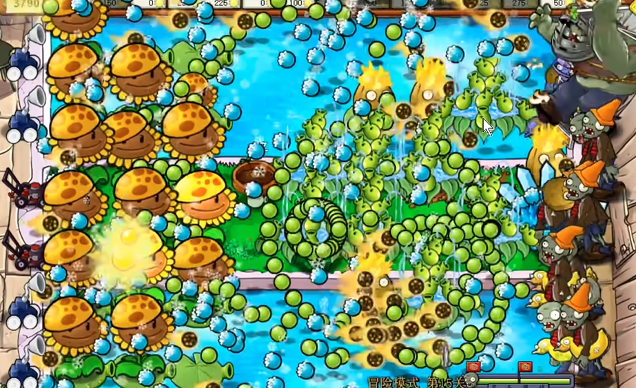 植物大战僵尸怎么过冒险模式第15关