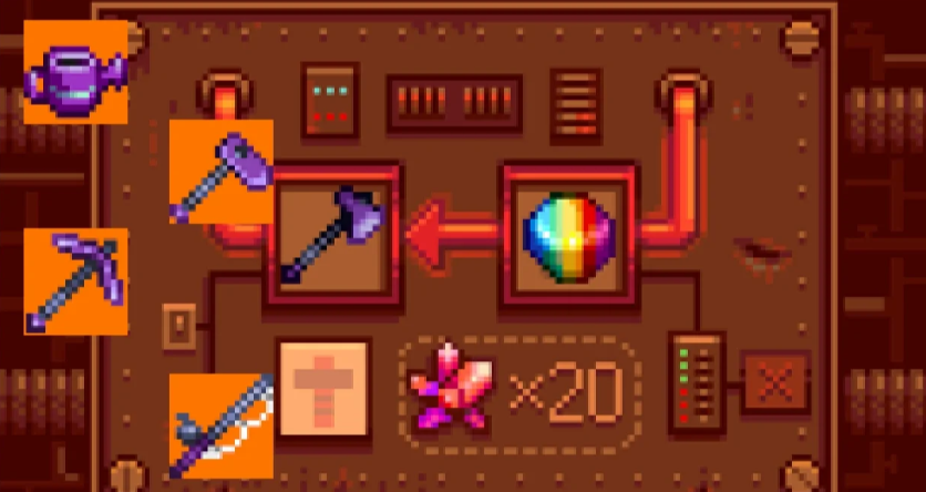 星露谷物语工具的附魔要如何选择