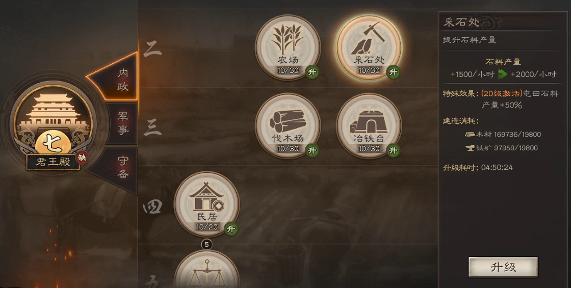 三国志战略版屯田和什么有关