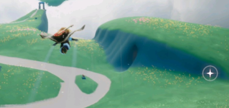 光遇云野滑梯怎么玩