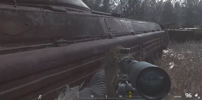 使命召唤4狙击枪那关怎么过