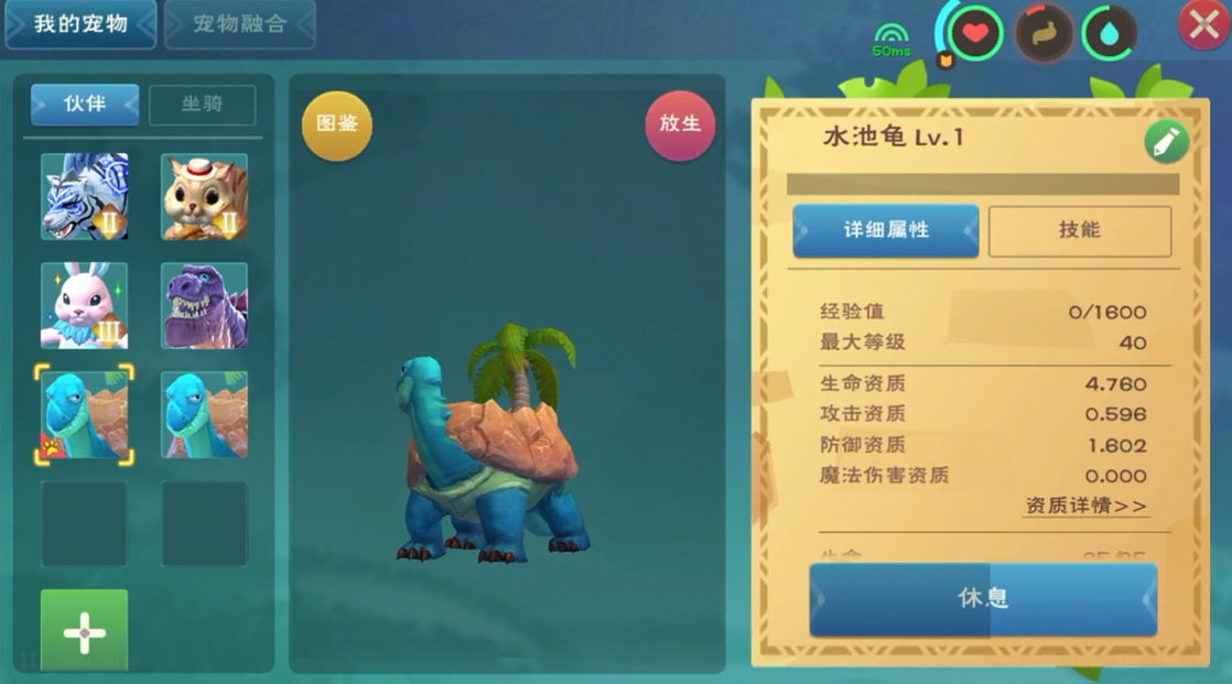 创造与魔法怎么抓水池龟更快