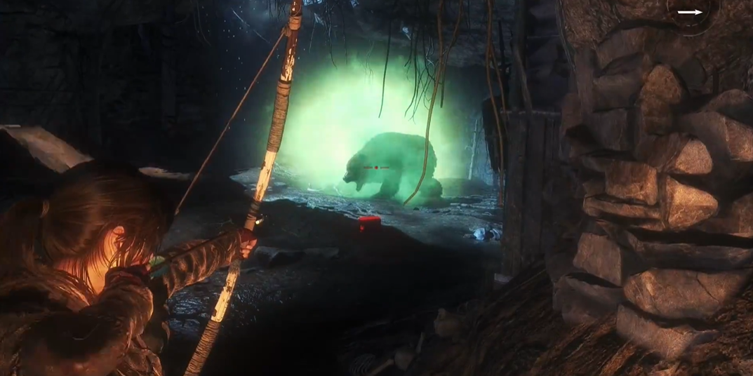 古墓丽影崛起里面的熊怎么过