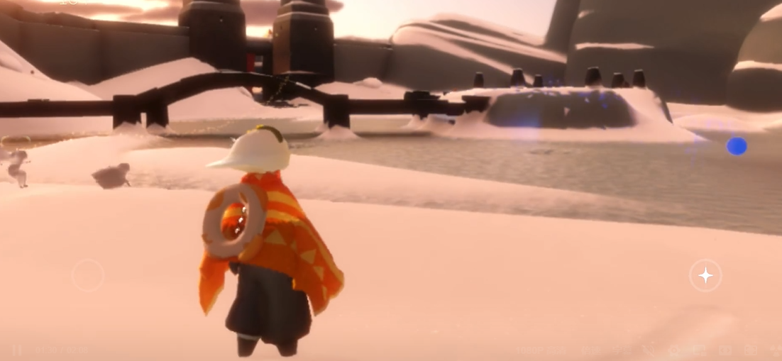 光遇霞谷蓝色光芒怎么抓