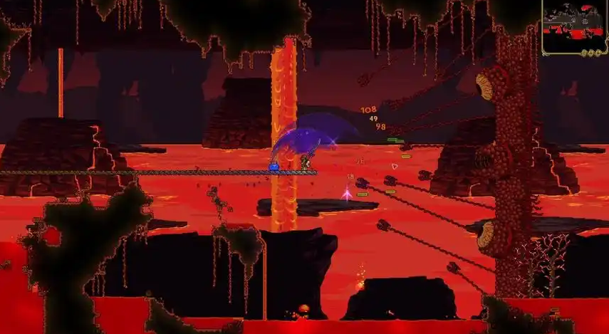 泰拉瑞亚肉山用什么武器打最好