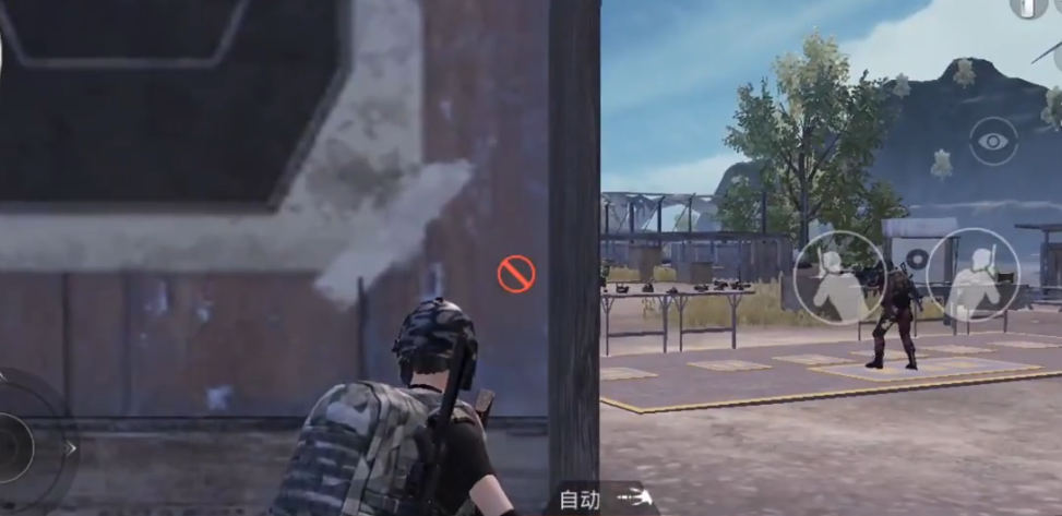 和平精英侧面怎么开枪