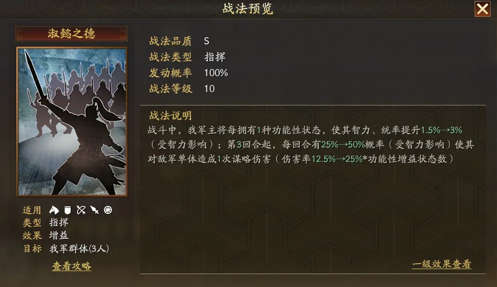 三国志战略版深谋远虑强度如何 三国志战略版深谋远虑强度如何