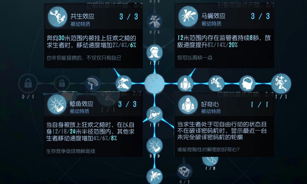 第五人格求生者天赋有哪些改动 第五人格求生者天赋有哪些改动