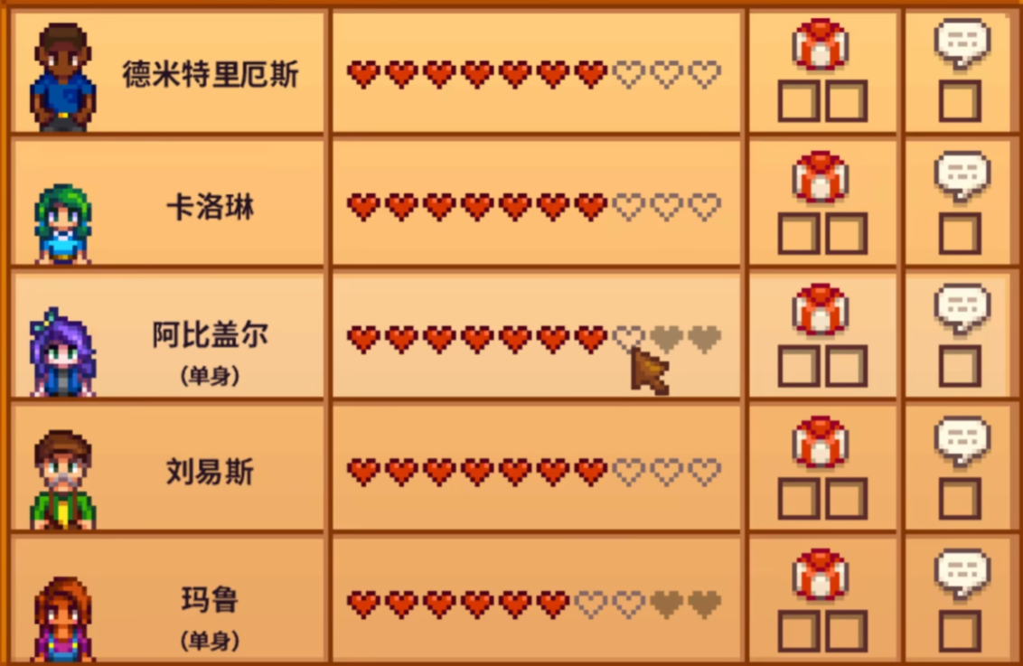 星露谷物语村民好感提升要注意什么 星露谷物语村民好感提升要注意什么