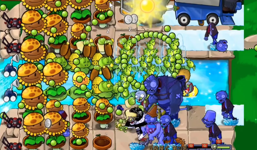 植物大战僵尸第23关怎么过 植物大战僵尸第23关怎么过