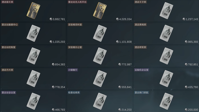 三角洲行动什么房卡最好