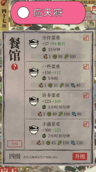 江南百景图怎么快速生产 江南百景图怎么快速生产