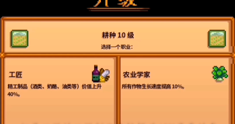 星露谷物语耕种等级5选什么好 星露谷物语耕种等级5选什么好