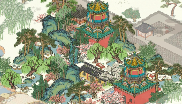 江南百景图知秋落枫放哪